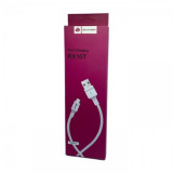 Cablu de date RO&amp;MAN RX10T, USB la Type-C, 2A, 1m, alb, Blister