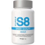 Capsule S8 Sperm Quality, pentru mărire volum și calitate spermă, fertilitate și testosteron, 30 buc