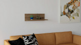 Cumpara ieftin Raft de perete, Puqa Design, Fane, 60x19.6x21.6 cm, PAL, Maro