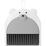 Set Matura si Faras, Pentru Birou, din PP, Model Ursulet, 23.5 x 18 cm, Gri