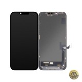 Display cu Touchscreen JK pentru Apple iPhone 14 Plus cu Rama Versiune LCD In-Cell Negru