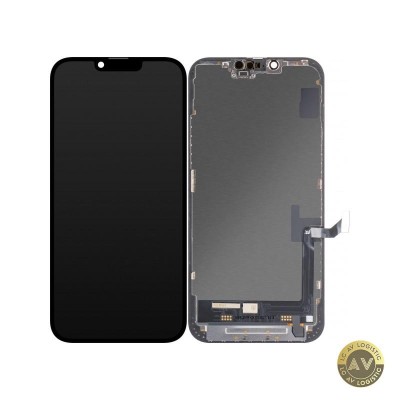 Display cu Touchscreen JK pentru Apple iPhone 14 Plus cu Rama Versiune LCD In-Cell Negru foto