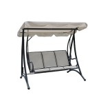 Leagan de gradina Casablanca, 3 locuri, max. 250 kg, bej