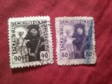 Serie Cehoslovacia 1920 - Husit , 2 valori stampilate