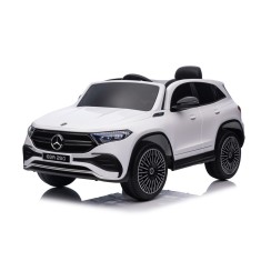 Masinuta electrica 4x4, pentru copii, Mercedes EQA 140W 12V premium, culoare Alba