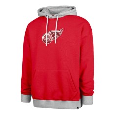 Detroit Red Wings hanorac de bărbați cu glugă 47 Patch Drop Shoulder Hood red - S