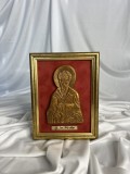 Sf. Ier. Nicolae &ndash; icoană din ceramică și acril
