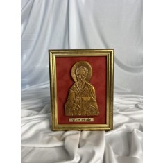 Sf. Ier. Nicolae &ndash; icoană din ceramică și acril