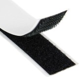 Banda Velcro autoadeziva, dimensiuni 30mm latime x 100cm lungime, culoare neagra