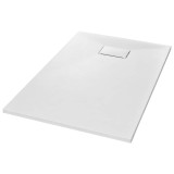 Cumpara ieftin Cadita de dus, alb, 120 x 70 cm, SMC