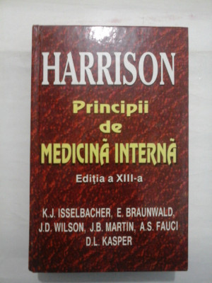 HARRISON - PRINCIPII DE MEDICINA INTERNA - Editia a XIII-a foto