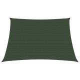 VidaXL P&acirc;nză parasolar, verde &icirc;nchis, 3/4x2 m, HDPE, 160 g/m&sup2;