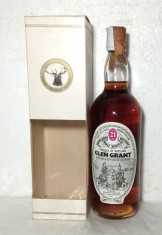 whisky GLEN GRANT, YEARS 21 OLD cl 75 gr 40 IMPORT ITALY ANII 80