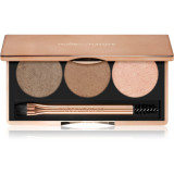 Nude by Nature Natural Definition set pentru sprancene perfecte culoare 02 Brown 3x2 g