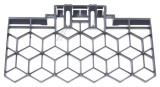 C00534205 KLAPPEINSATZ GRAU BASIC,DG 488000534205 Masina de spalat vase Whirlpool WSFE 2B19, 10 seturi