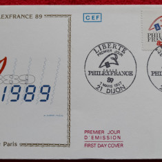 1987-PhilexFrance 89 -FDC