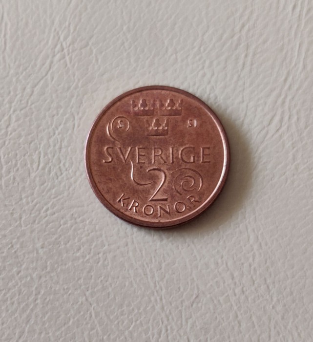 Suedia - 2 coroane / kronor (2016) Carl XVI Gustaf - monedă s341