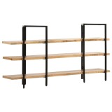 VidaXL Bibliotecă cu 3 niveluri, 160x31x80 cm, lemn masiv de mango