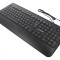 Tastatură Slim USB Neagră 1.5m Layout US