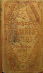 Atlas universal de buzunar (Universal Taschen Atlas) 1897 foto