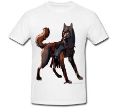 Tricou &amp;quot; Caine lup &amp;quot; foto