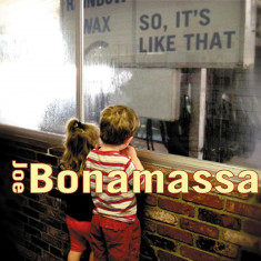 Joe Bonamassa So, Its Like That, 180g Transparent Red LP reissue, 2vinyl