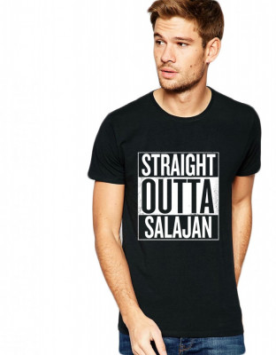 Tricou negru barbati - Straight Outta Salajan - S foto