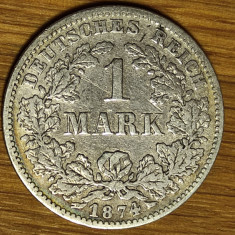 Germania - moneda de colectie - 1 mark 1874 G argint 0.900 - stare excelenta !