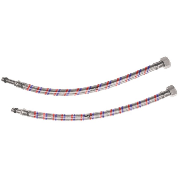 Racord apa pentru baterie, din inox, 3/8,600 mm, Fi, 2 buc / set