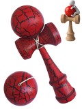 Cumpara ieftin Kendama Profesionala, Bila din lemn, Design artistic cu finisaj Crapatura + Sticker pentru Telefon, 108KD