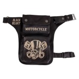 Geanta moto pentru coapsa din piele W-TEC Black Heart Gentleman