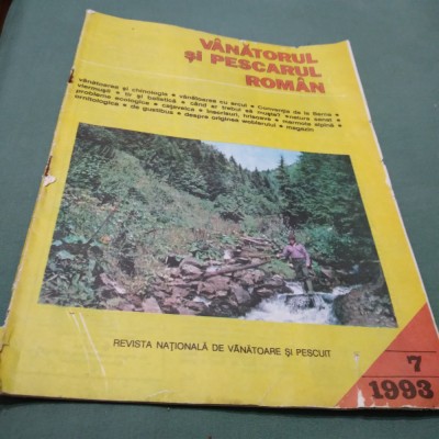 REVISTA VANATORUL SI PESCARUL ROMAN NR.7 1993 foto