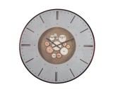 Ceas perete metal multicolor Industry &Oslash;74x6h