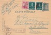 1944 Romania WW2 - Carte postala, intreg cu stampila de cenzura LUGOJ