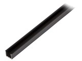 Profi pt.module LED neagră 1m LOKOM aluminiu anodat