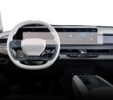 Folie Protectie Navigatie Kia EV9 2023+, Duragon, protectie Display Navigatie si Ceasuri de Bord, silicon Transparent, Anti-zgarieturi, kit instalare