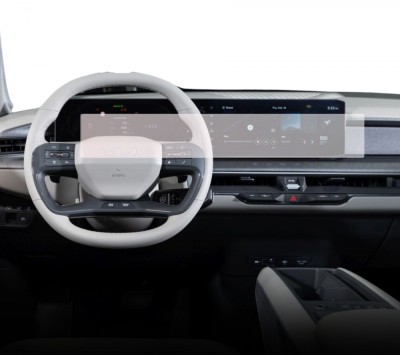 Folie protectie display navigatie si ceasuri de bord Duragon, din silicon, pentru Kia EV9 2023+, mata, anti-amprenta, kit instalare foto