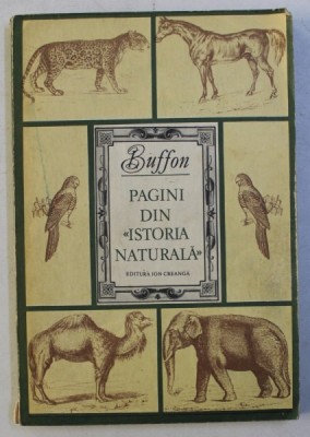 PAGINI DIN ISTORIA NATURALA - BUFFON, BUC. 1981 foto