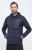 Under Armour geaca barbati, culoarea negru, de tranzitie