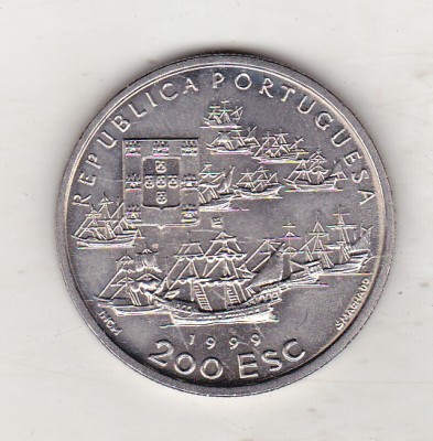 bnk mnd Portugalia 200 escudos 1999 unc , Pedro Alvares Cabral foto