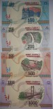 Bancnota Madagascar 100, 200, 500 si 1,000 Ariary 2017 - PNew UNC ( set x4 )