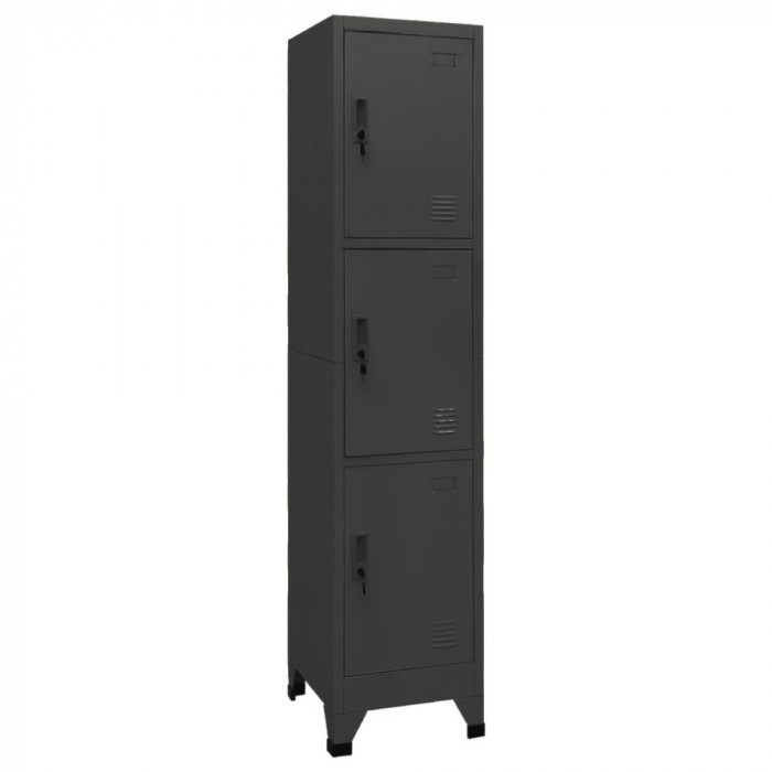Gossi fiset, antracit, 38x45x180 cm, otel