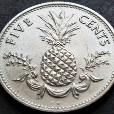 Moneda exotica 5 CENTI - I-LE BAHAMAS, anul 1987 * cod 4164 B