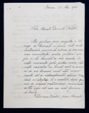 SCRISOARE OLOGRAFA ADRESATA DOMNULUI FILITTI , SEMNATA DE ION T. CIULLI , DATATA 24 MAI 1914