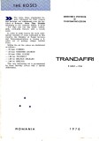TSV - PLIANT DE PREZENTARE, TRANDAFIRI, 1970 LP 739