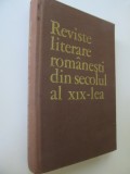 Reviste literare romanesti din secolul al XIX-lea - Marin Bucur , Paul Cornea , ...