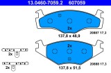 ATE 13.0460-7059.2 set placute frana,frana disc