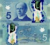 CANADA 5 dollars 2013 polymer UNC!!!
