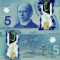 CANADA 5 dollars 2013 polymer UNC!!!
