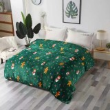 Cumpara ieftin Patura Cocolino Model de Craciun 200x230, Rosie cu Reni si Fulgi de Zapada - SUZ12